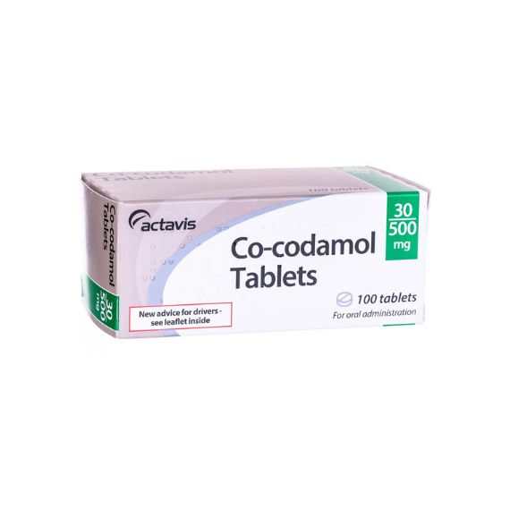 Co-codomal Co-codamol 30mg/500mg 100 Tablets