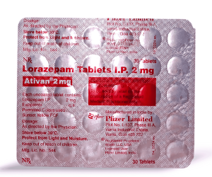 Pfizer Lorezapam 2mg ( 30 Pills )
